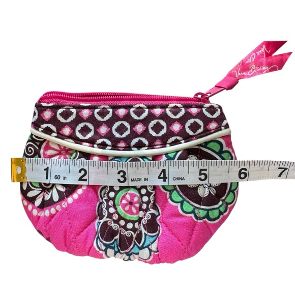 VERA BRADLEY Cupcakes Pink Coin PURSE Sweetheart COSMETIC LIPSTICK Case Bag - Picture 4 of 5